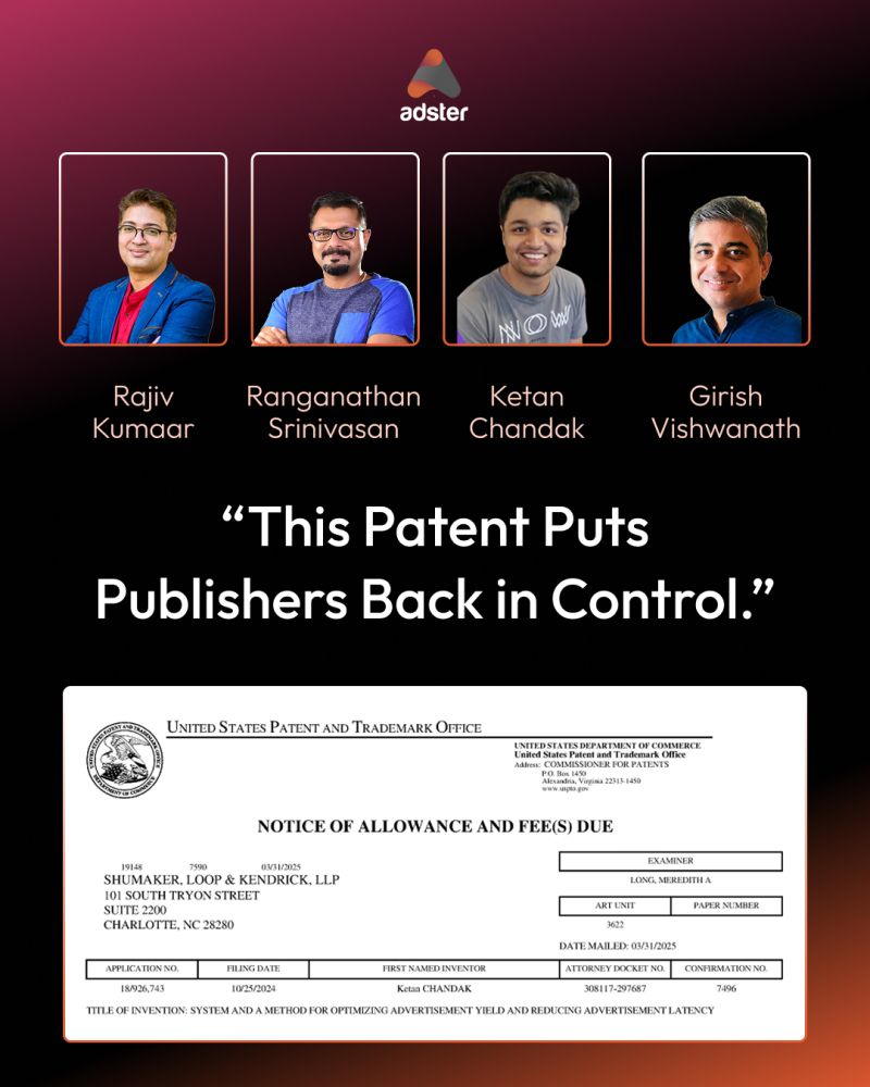 Adster Patent